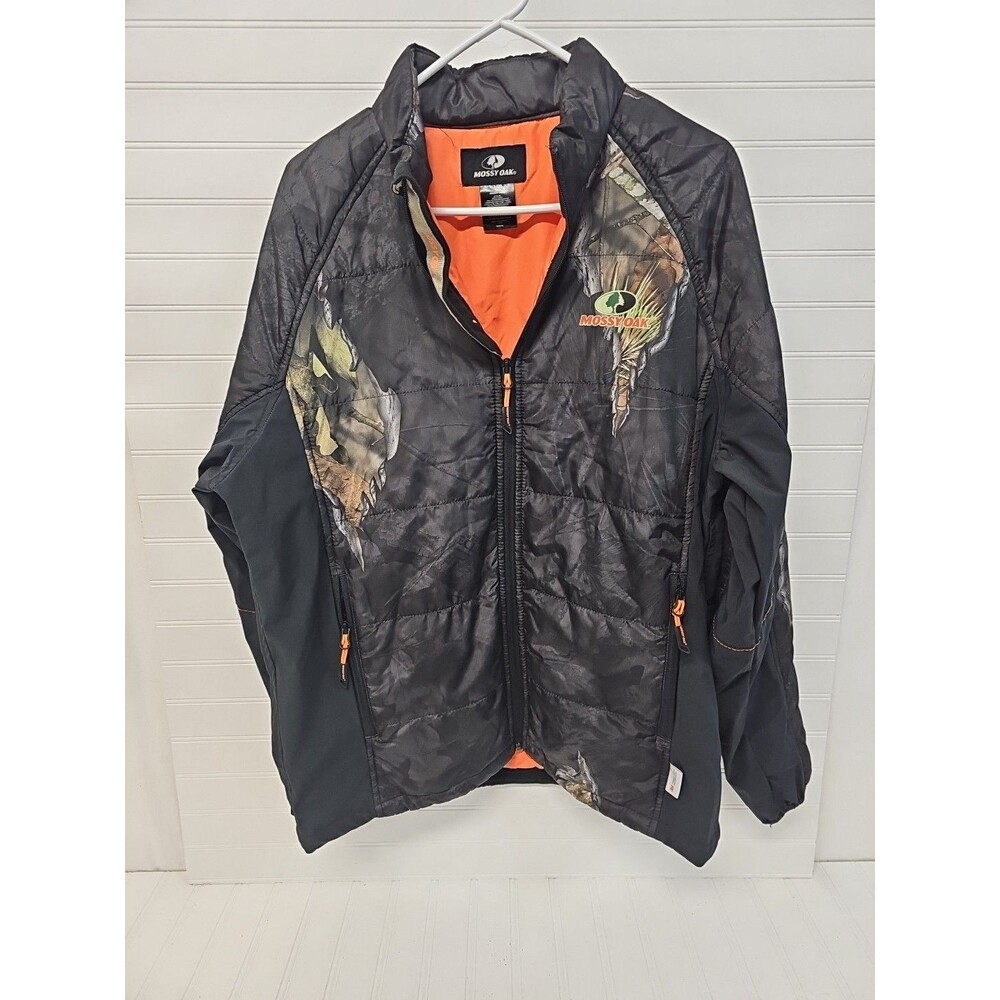 Mossy Oak Men’s Breakout Eclipse Camo Zip Pockets Jacket Size Medium 38/40